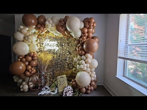Step-by-step balloon garland tutorial